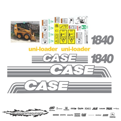 [CASE1840] JUEGO DE CALCAS DE RESTAURACION PARA CASE 1840 