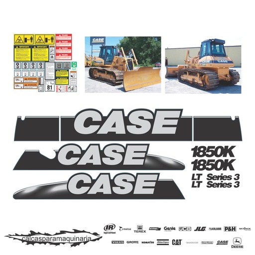 [CASE1850KS3] JUEGO DE CALCAS DE RESTAURACION PARA CASE 1850KS3