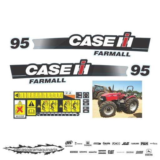 [CASE95] JUEGO DE CALCAS DE RESTAURACION PARA CASE 95
