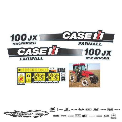 [CASE100JX] JUEGO DE CALCAS DE RESTAURACION PARA CASE 100JX 