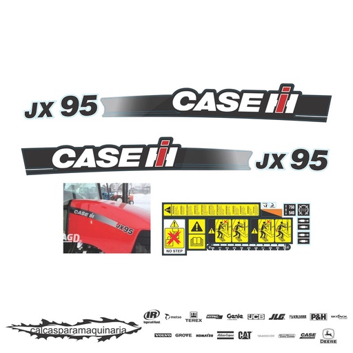 [CASEJX95] JUEGO DE CALCAS DE RESTAURACION PARA CASE JX95