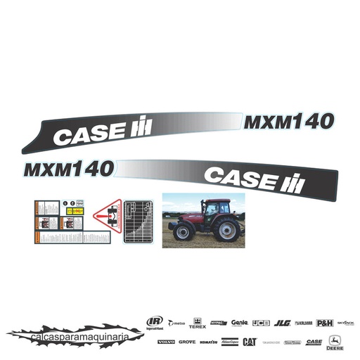 [CASEMXM140] JUEGO DE CALCAS DE RESTAURACION PARA CASE MXM140