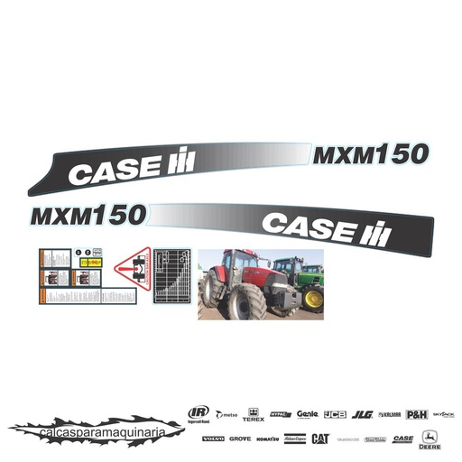 [CASEMXM150] JUEGO DE CALCAS DE RESTAURACION PARA CASE MXM150