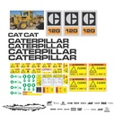 JUEGO DE CALCAS DE RESTAURACION PARA CAT 12G ANTI