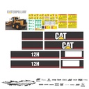 JUEGO DE CALCAS DE RESTAURACION PARA CAT 12H