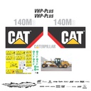JUEGO DE CALCAS DE RESTAURACION PARA CAT 140M3 NVO