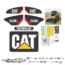 JUEGO DE CALCAS DE RESTAURACION PARA CAT 232B2 NVO