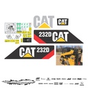 JUEGO DE CALCAS DE RESTAURACION PARA CAT 232D NVO