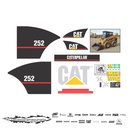 JUEGO DE CALCAS DE RESTAURACION PARA CAT 252 VJO