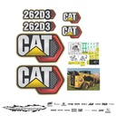 JUEGO DE CALCAS DE RESTAURACION PARA CAT 262D3 PANAL
