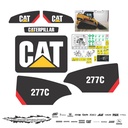JUEGO DE CALCAS DE RESTAURACION PARA CAT 277C NVO