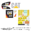 JUEGO DE CALCAS DE RESTAURACION PARA CAT 307E