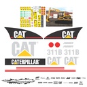 JUEGO DE CALCAS DE RESTAURACION PARA CAT 311B VJO