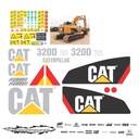 JUEGO DE CALCAS DE RESTAURACION PARA CAT 320DRR NVO