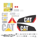 JUEGO DE CALCAS DE RESTAURACION PARA CAT 320DLRR NVO