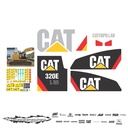 JUEGO DE CALCAS DE RESTAURACION PARA CAT 320ELRR NVO