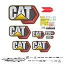 JUEGO DE CALCAS DE RESTAURACION PARA CAT 320GC PANAL