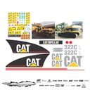 JUEGO DE CALCAS DE RESTAURACION PARA CAT 322CL
