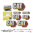 JUEGO DE CALCAS DE RESTAURACION PARA CAT 323D3 PANAL