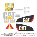 JUEGO DE CALCAS DE RESTAURACION PARA CAT 324DLME NVO