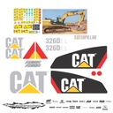 JUEGO DE CALCAS DE RESTAURACION PARA CAT 326D2L