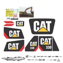JUEGO DE CALCAS DE RESTAURACION PARA CAT 330 NVO