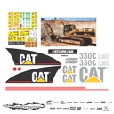 JUEGO DE CALCAS DE RESTAURACION PARA CAT 330CLME VJO
