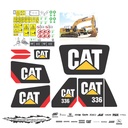JUEGO DE CALCAS DE RESTAURACION PARA CAT 336 NVO