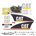 JUEGO DE CALCAS DE RESTAURACION PARA CAT 345BLME VJO