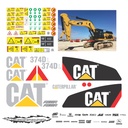JUEGO DE CALCAS DE RESTAURACION PARA CAT 374DL NVO