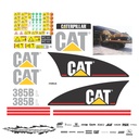 JUEGO DE CALCAS DE RESTAURACION PARA CAT 385BL VJO