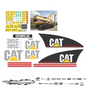 JUEGO DE CALCAS DE RESTAURACION PARA CAT 385CL VJO