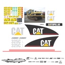 JUEGO DE CALCAS DE RESTAURACION PARA CAT 325CL VJO