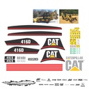 JUEGO DE CALCAS DE RESTAURACION PARA CAT 416D 