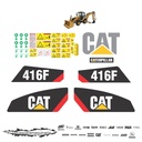 JUEGO DE CALCAS DE RESTAURACION PARA CAT 416F