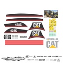 JUEGO DE CALCAS DE RESTAURACION PARA CAT 428C VJO