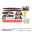 JUEGO DE CALCAS DE RESTAURACION PARA CAT 430D VJO