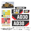 JUEGO DE CALCAS DE RESTAURACION PARA CAT AD30 
