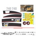 JUEGO DE CALCAS DE RESTAURACION PARA CAT 740 VJO
