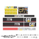 JUEGO DE CALCAS DE RESTAURACION PARA CAT 777B