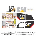 JUEGO DE CALCAS DE RESTAURACION PARA CAT DP40NM NVO