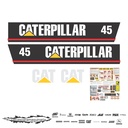 JUEGO DE CALCAS DE RESTAURACION PARA CAT DP45 VJO