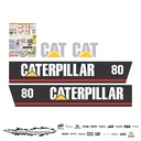 JUEGO DE CALCAS DE RESTAURACION PARA CAT DP80 VJO