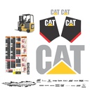 JUEGO DE CALCAS DE RESTAURACION PARA CAT E3000