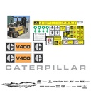 JUEGO DE CALCAS DE RESTAURACION PARA CAT V400 ANTI