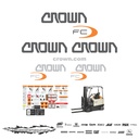 JUEGO DE CALCAS DE RESTAURACION PARA CROWN FC4000