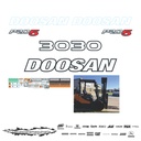 JUEGO DE CALCAS DE RESTAURACION PARA DOOSAN GP30 PRO5