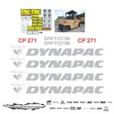 JUEGO DE CALCAS DE RESTAURACION PARA DYNAPAC CP271