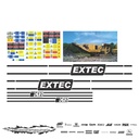 JUEGO DE CALCAS DE RESTAURACION PARA EXTEC C12
