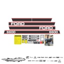 JUEGO DE CALCAS DE RESTAURACION PARA FORD 6600 SUPER